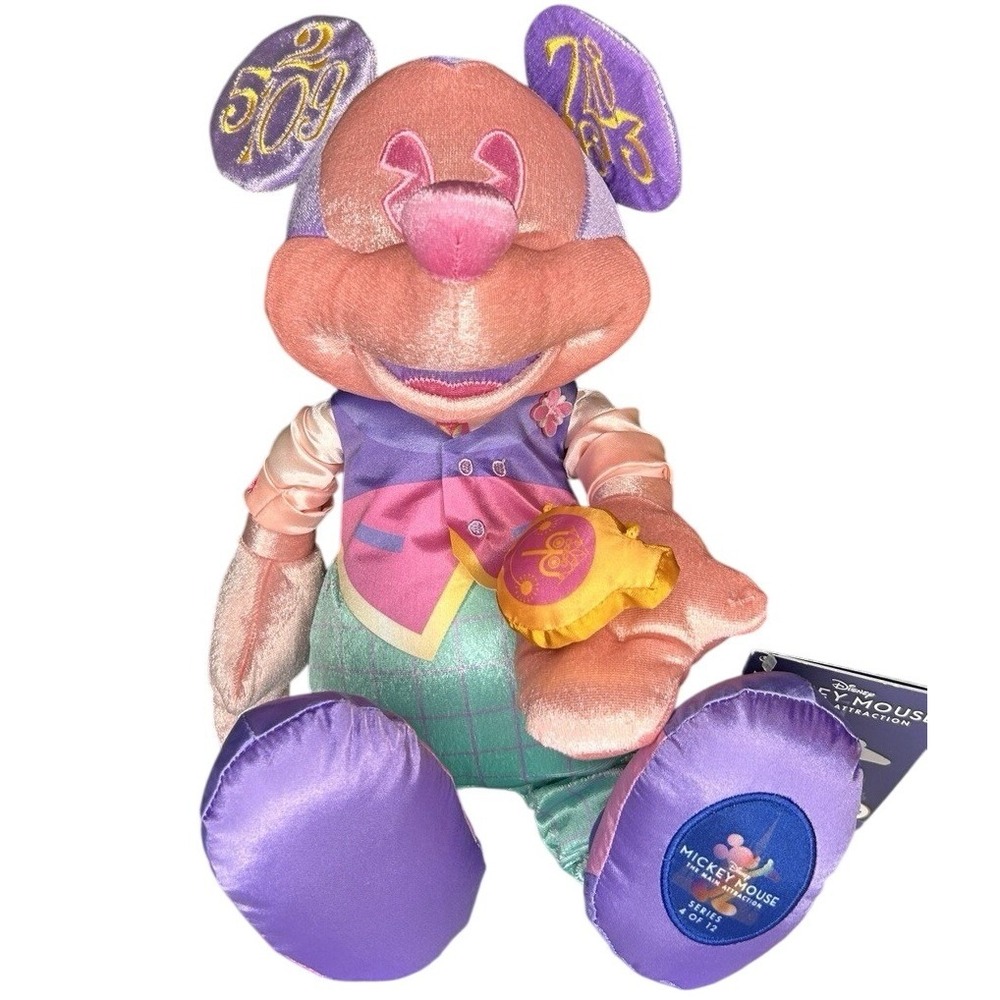 2022 Disney Mickey Mouse Plush It's‎ A Small World Mickey Main Attraction 4/12